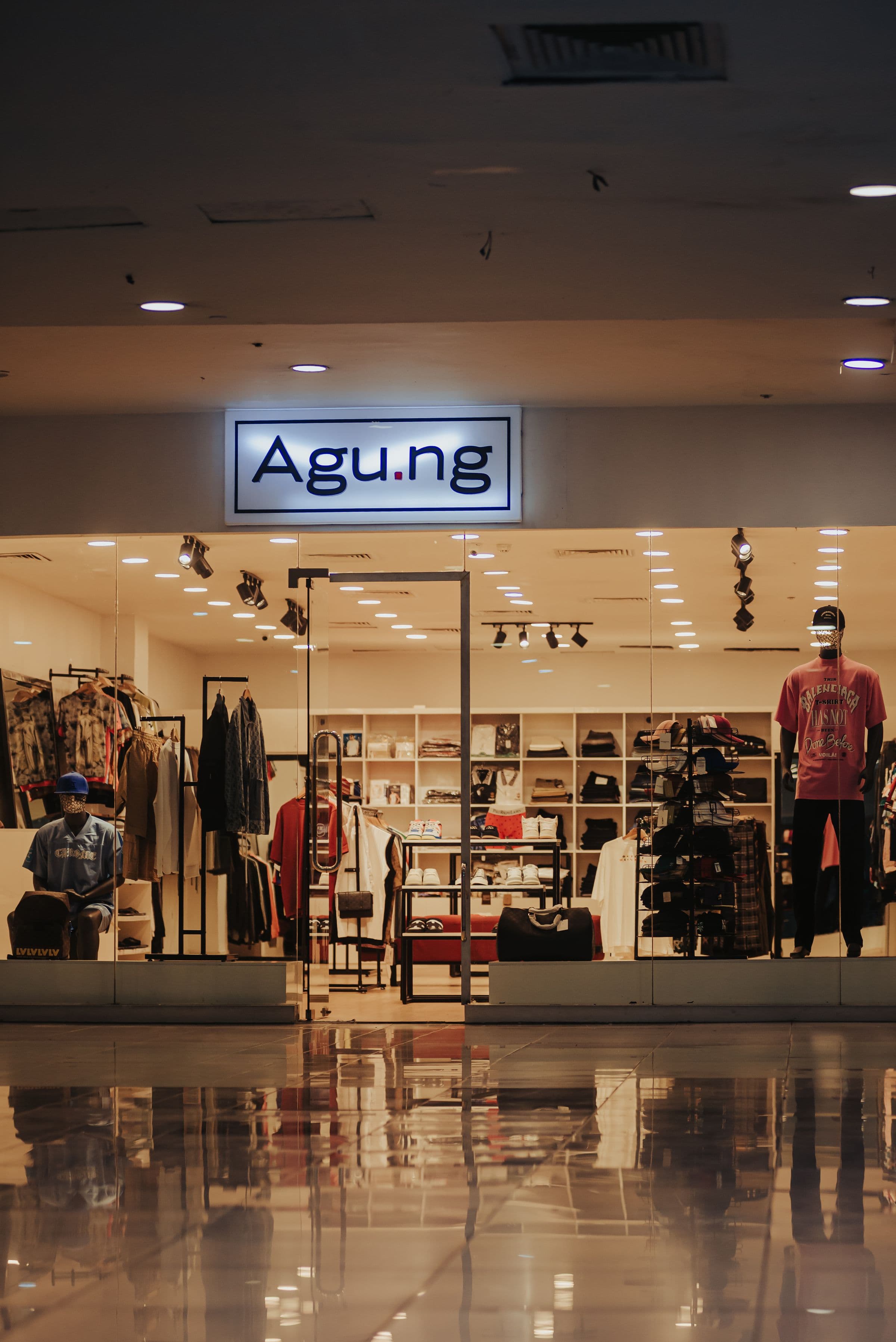 Retail digital signage in use